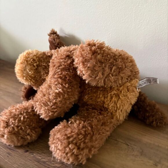 Gund Snoogy Furry Brown Dog Stuffed Animal Plush Toy w/ Floppy Ears 10" Good Use - Picture 8 of 11